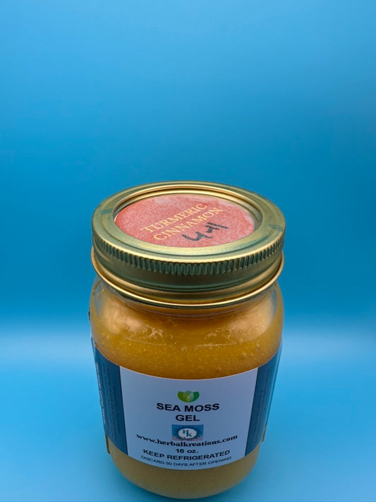 Turmeric & Cinnamon Infused Sea Moss Gel